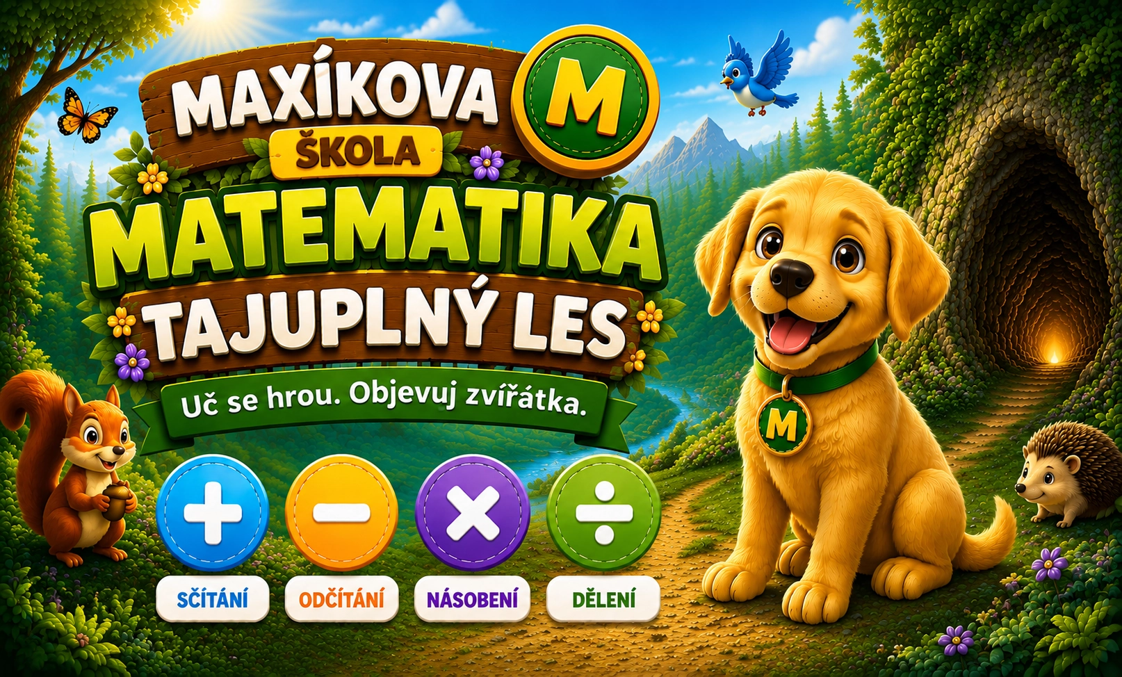 Maxíkova škola — Tajuplný les